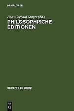 Thumbnail - Philosophische Editionen | Buch | 9783484295063