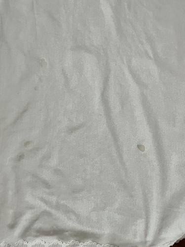 Vintage Vollschlupf Kleid Nachthemd Elfenbein Nylon Dessous Gr. 38 MÄNGEL - Bild 9 von 13