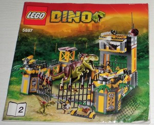 lego dino defense hq