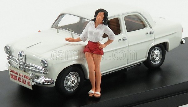 Modellauto Statisch Alfa Romeo Giulietta Concorso Miss Italia 1955 Massstab 1/43-image