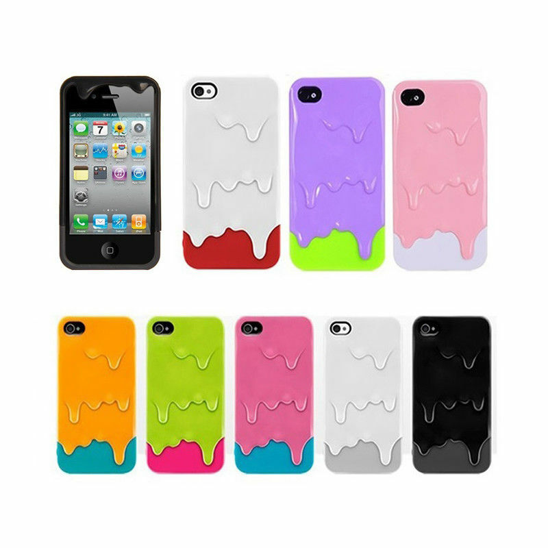 3d Melt Ice-cream Skin for Apple Iphone 4 4s Protect Hard Case | eBay