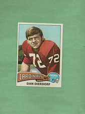1975 Topps Football Set DAN DIERDORF Card # 35
