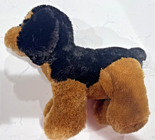 German Shepherd Cuddly Lying Plush Stuffed Animal 13"