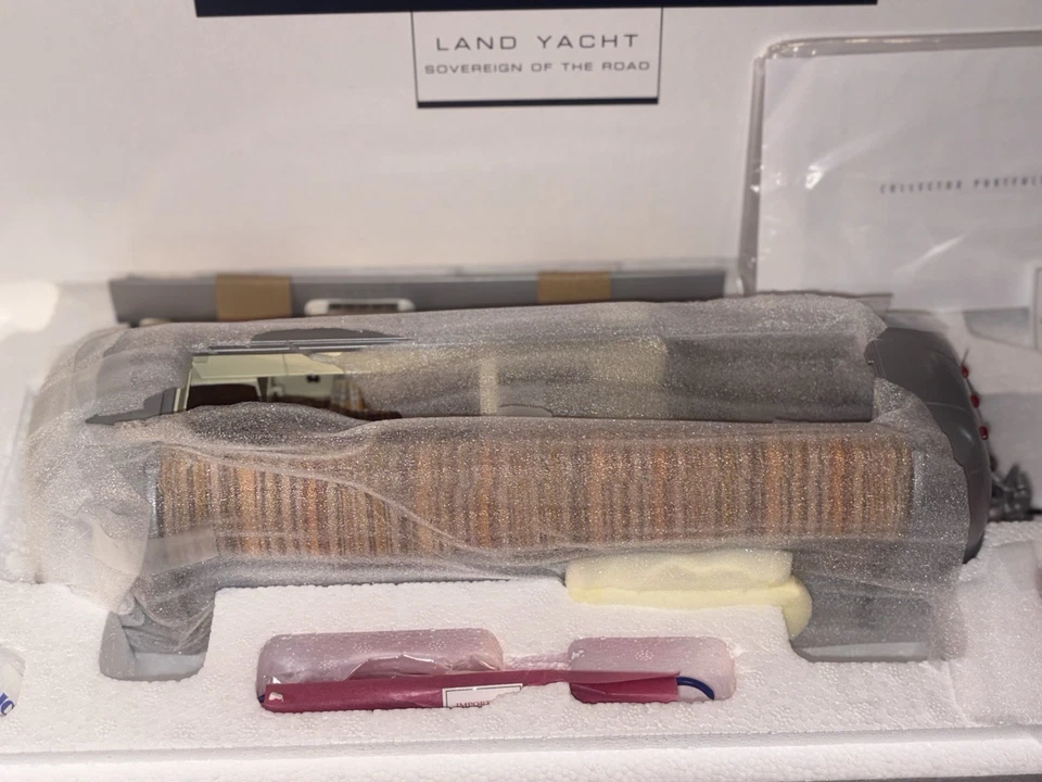 RARE, FRANKLIN MINT INTERNATIONAL AIRSTREAM CAMPER LE NEW IN BOX, 1968, VTG USA - Image 3 of 4