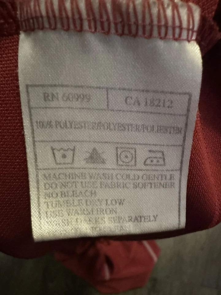 University Of Arkansas Razorbacks Antigua Maroon Short Sleeve Polo Shirt Mens XL - Image 4 of 4