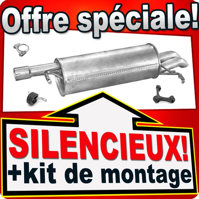 Échappement Audi A6 anti-fuite de gaz, silencieux de rechange pour TDI 97-08