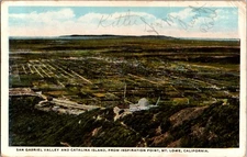 Los Angeles California CA : PANORAMIC SCENE d/24 BF2829