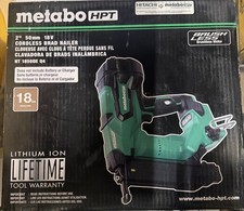 Metabo HPT NT1850DEQ4 18V Cordless Brad Nailer, Tool Only  NEW OPEN BOX