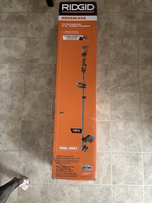 #ad RIDGID R01201B 18V 14#x27;#x27; Brushless Cordless Battery String Trimmer Tool Only $199.97