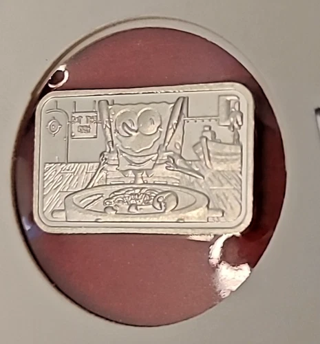 SpongeBob's Revenge 1/10th Ounce .999 Silver Bar - Limited Mintage Pit Bullion