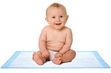 Disposable Baby Changing Pad Liner - Economy Pack 50 Count 17 x 24 Inch - W...