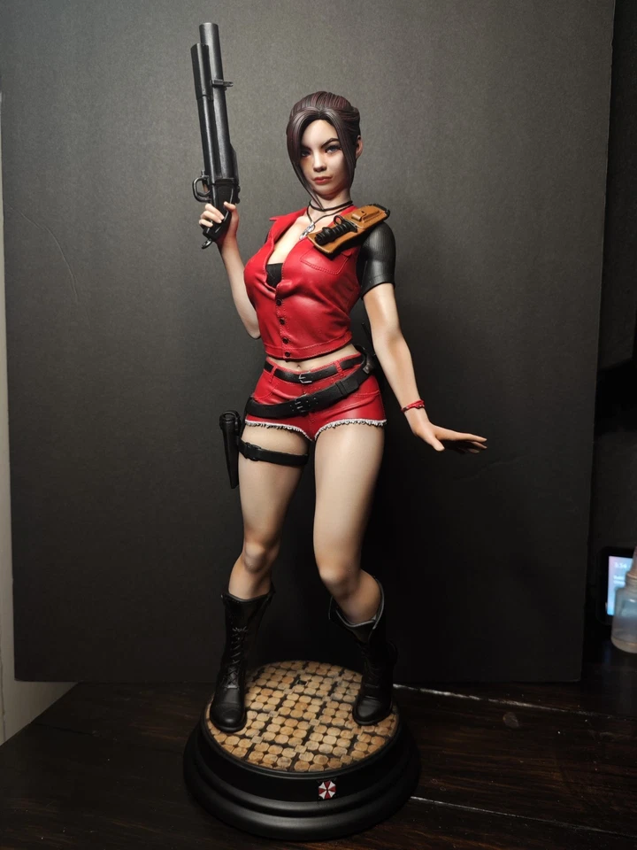 Claire Redfield Resident Evil 1/4 scale Figure/Statue 3D printed Hand painted  - Image 2 of 4