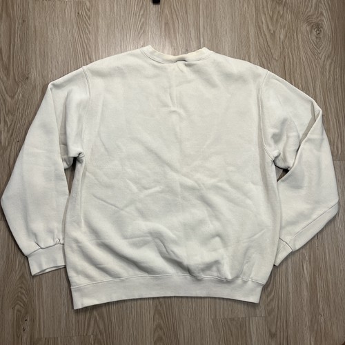 Vintage Y2K Nike Beige Crewneck Sweatshirt L Silver Tag Earth Tone Sand - Bild 6 von 6