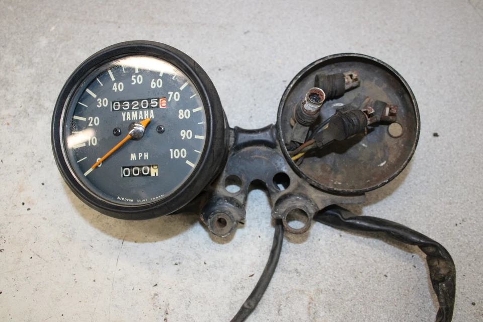 Yamaha AT1 1971 125 medidores velocímetro K3-2256 ABA Foto 3 de 4