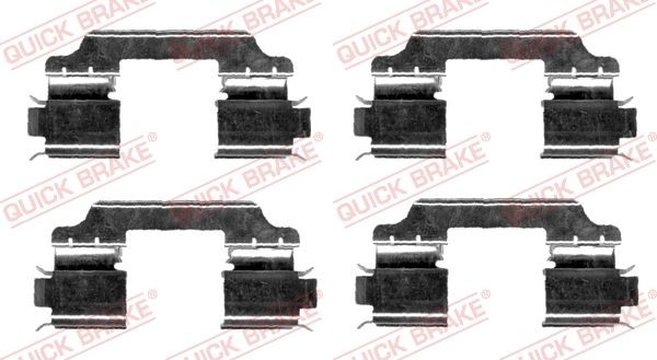 Quick Brake ZubehöRsatz, Scheibenbremsbelag Vorne Hinten FüR BMW MERCEDES-BENZ-image