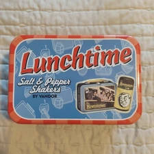 Vandor The Honeymooners Ceramic Lunchtime Salt & Pepper Shakers in Lunchbox