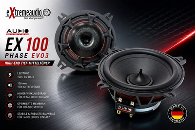 Audio System EX 100 Phase EVO3 HIGH-END Midrange Woofer 10cm -1 Pair