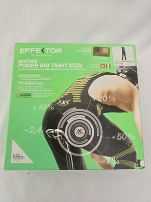 X-Bionic Biking Power Trägerhose mit Polster Herren Gr. S schwarz/gelb