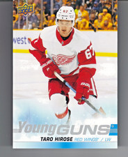 2019-20 UD SERIES ONE YOUNG GUNS JUMBO HOCKEY TARO HIROSE DETROIT RED WINGS #215