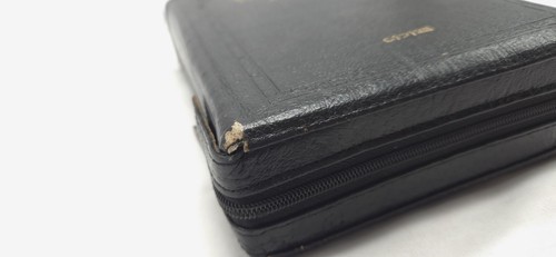 NIV Korean English Explanation Bible Leather Compact Red Letter Indexed Zippered - Picture 4 of 9