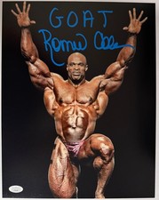 Ronnie Coleman Signed 11x14 Photo "GOAT" JSA COA from Private Signing