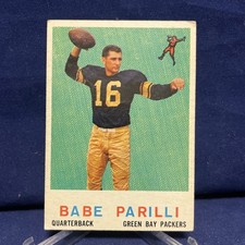 1959 Topps Green Bay Packers # 107 Babe Parilli
