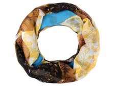 SCH-459c Women's Loop Scarf Hearts Multicolored