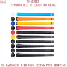13PCs Golf Grips TPE Golf Club Grips 50 Series Standard Plus Grip Elastomer