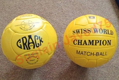 Vintage Swiss world/ MR Crack Champion FIFA World Cup 1954/1962 Ball Leather Foo