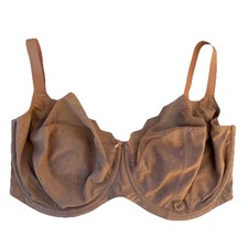 Sculptresse by Panache Bliss Full Cup Bra 36M Beige Cheetah Print Sheer Mesh