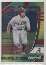 2020 Panini Prizm Draft Picks Green & Yellow Hyper Brett Auerbach #PDP160 0d2