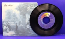 THE MOODY BLUES  The Voice  45 RPM w/PS  THRESHOLD 602  NM/UNPLAYED