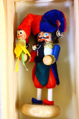 Vintage Steinbach Jester Nutcracker 5.5'' Limited Edition Germany In Wooden Box