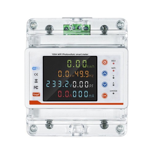 Tuya WiFi Einphasiger 4P Intelligenter Leistungsschalter WiFi Automatische 2787