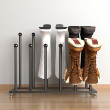 Boot Rack Shoe Organizer - Stainless Steel for Tall Regular