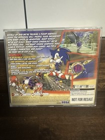 Sonic Adventure (Sega Dreamcast, 1999) Game 2 Disc Not For Resale Complete
