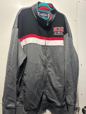 Ecko Unltd Track Jacket Men’s 3XL Grey Black Red Division East All City 1972 Y2K