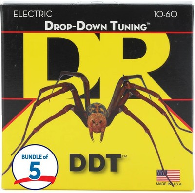 DR Strings DDT-10/60 Drop-Down Tuning Nickel Plated Steel Electric Guitar
