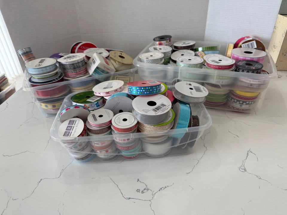 Scrapbooking Ribbon - Various Brands Colors Sizes - You Choose From List - Image 2 of 4