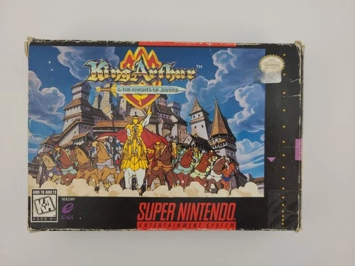 King Arthur and the Knights of Justice SNES Cib & Tested.