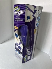 WetJet Swiffer Starter Kit Mop Hardwood Tile Laminate Spray Cleaner Floor *new*