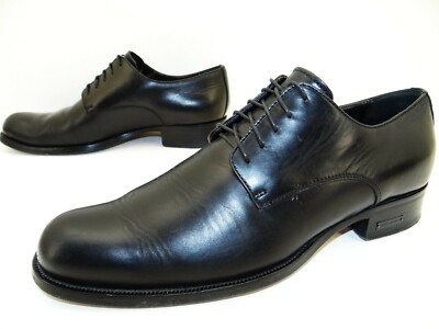 Dsquared2 Business Schnürschuhe Derby Elegant Herren Leder Schuhe Gr.40 Schwarz