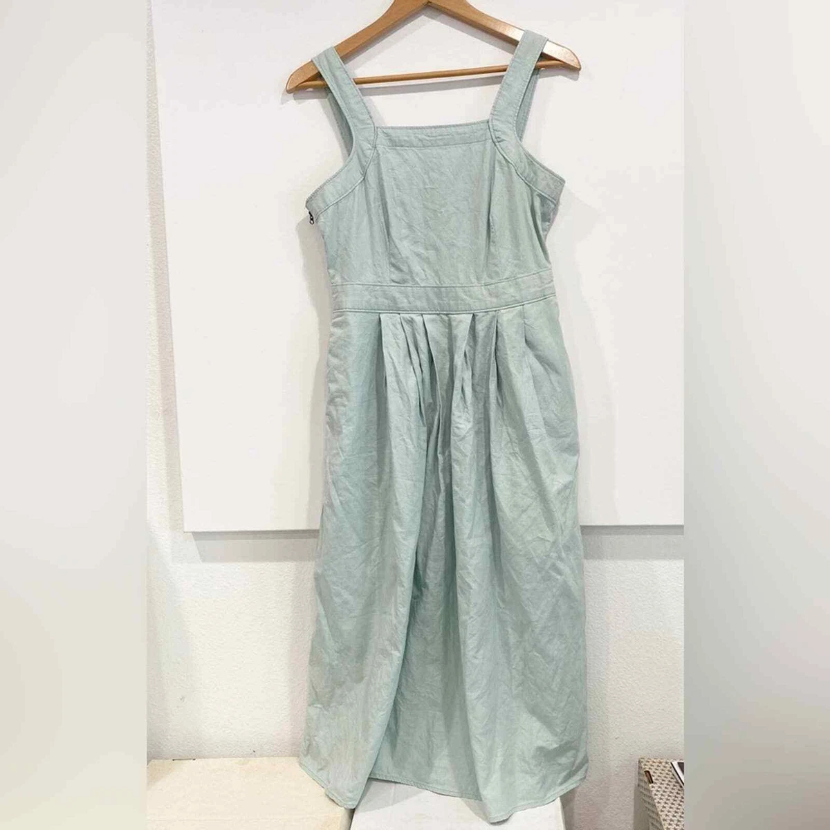 Universal Thread Light Teal Mint Midi Sundress 8 | eBay