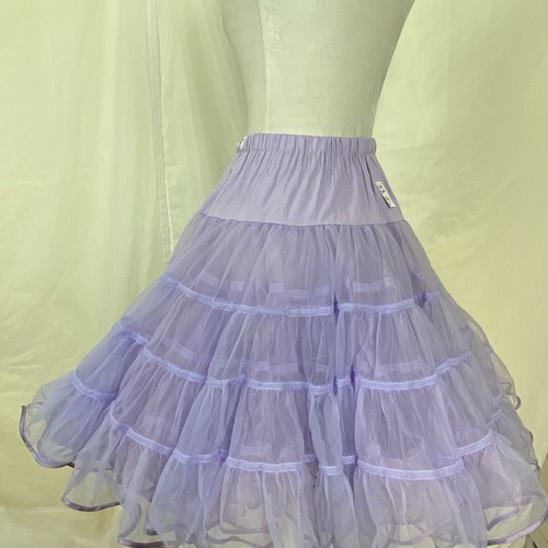 Square Dance Petticoat Lavender Purple Malco Modes #275 Sz M 3 Layer Adjustable - Picture 7 of 11