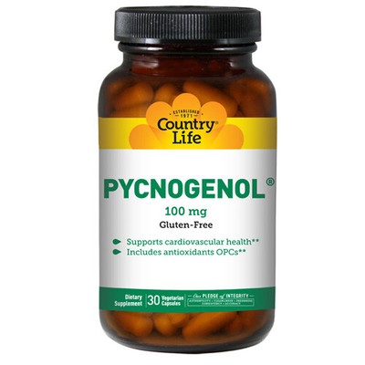 Pycnogenol 100 MG 30 Caps By Country Life