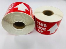 Arrow This Side Up | Fragile Shipping | Peel & Stick | 2"x3" | 500 Labels
