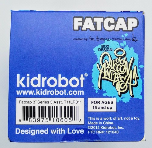 Kidrobot x PEZ 3" Fatcaps Series 3 "SMILING SHARK" 1/20 NIB - Picture 11 of 11