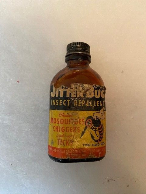 Vintage Two Fluid Oz. Bottle Of Jitterbug