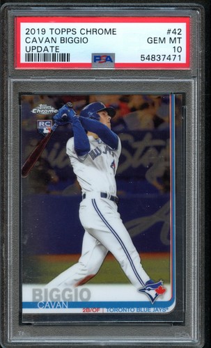 BB - 2019 - Topps Chrome - #42 - Cavan Biggio - PSA 10 - Imagen 1 de 2