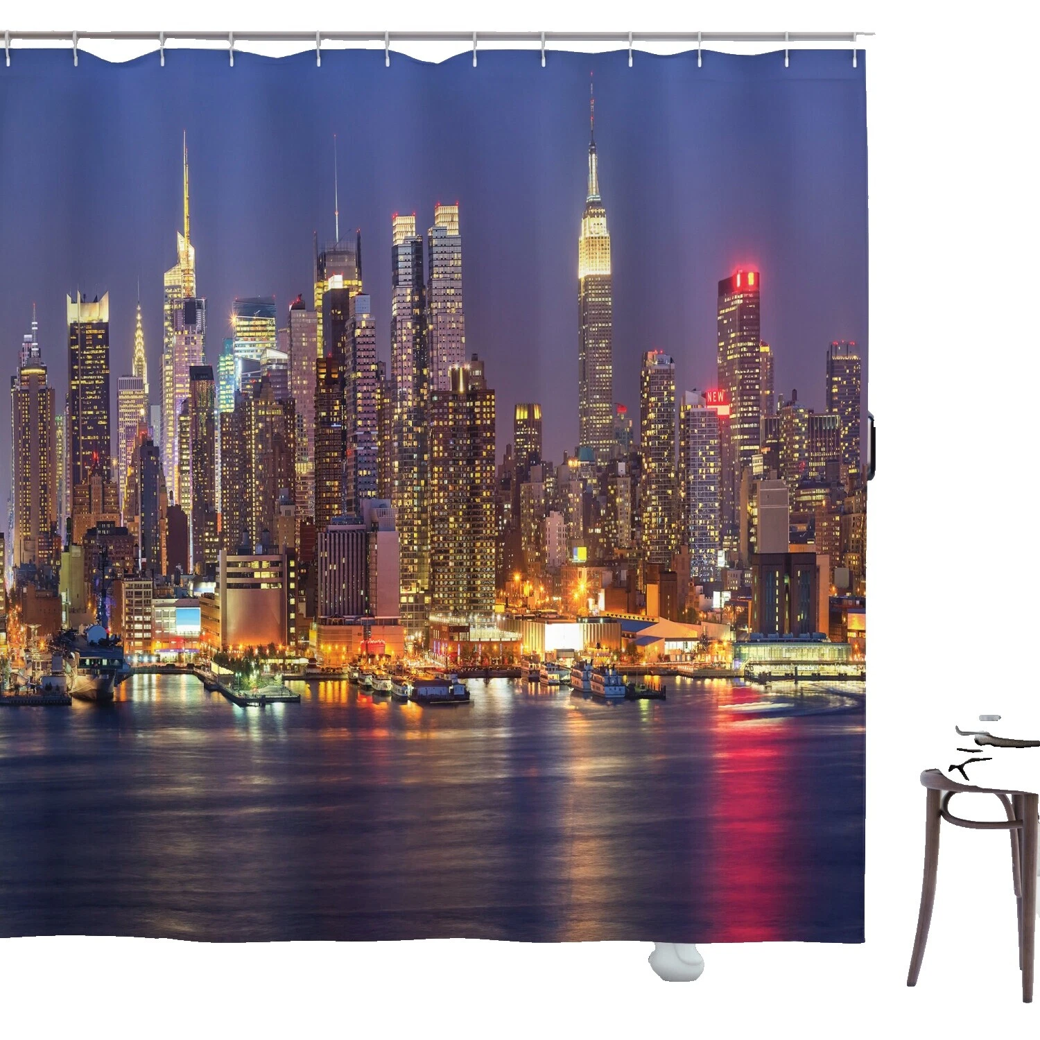 Polyester Fabric Shower Curtains